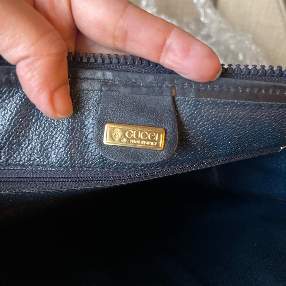 Authentic Gucci vintage web sherry line clutch bag 001.104.0915 (D7090) - Picture 14 of 15